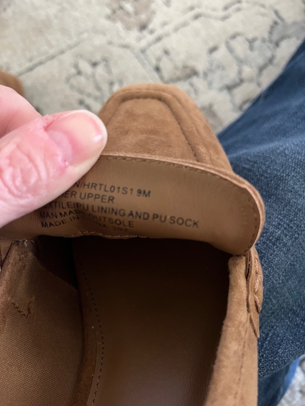 Steve Madden Tan Suede Horsebit Loafers - Picture 4 of 4